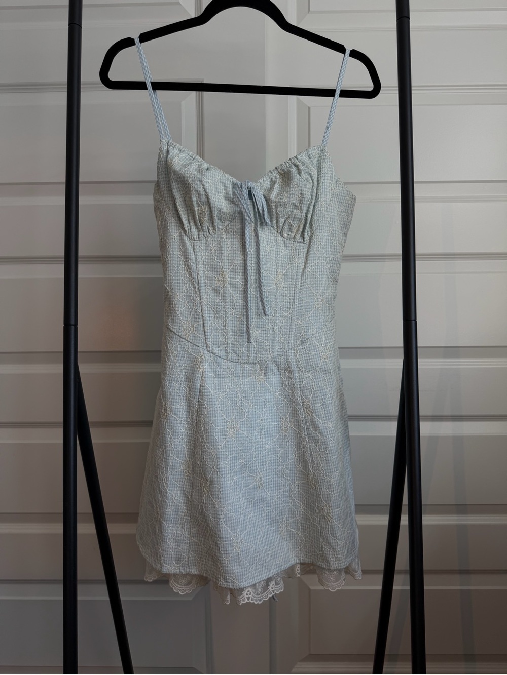 Kestan Corset A Line Cotton Mini Dress
